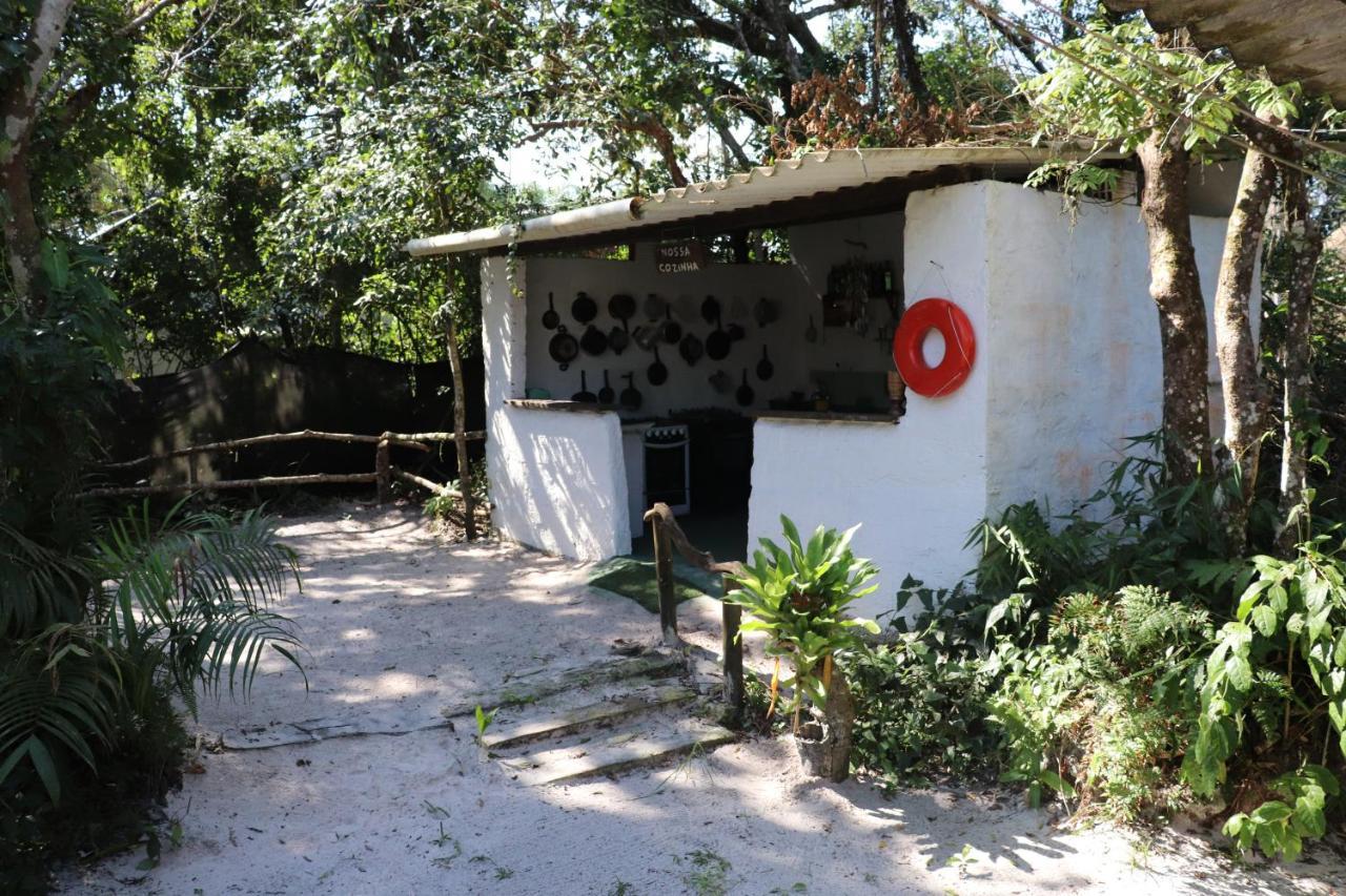 Nosso Chale Na Ilha Hotell Cananéia Exteriör bild